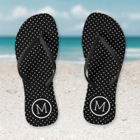 Monogramme de points minuscules noirs et blancs