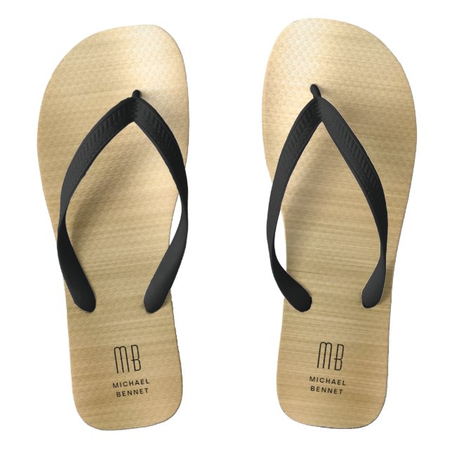 Tongs Monogramme Élégant (Semelle)