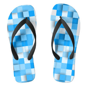 Tongs mosaïque moderne tridimensionnelle de SlipperyJoe