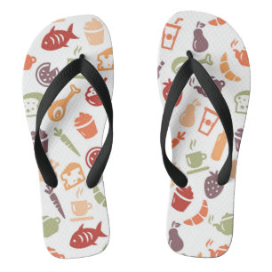 Tongs Motif alimentaire