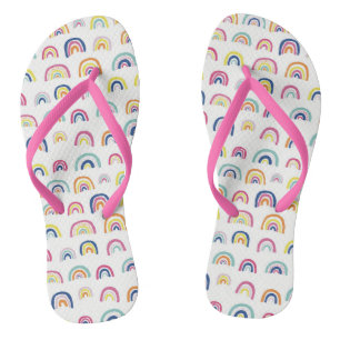 Tongs Motif Arc-en-ciel Mignon