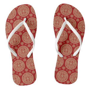 Tongs Motif Aztec