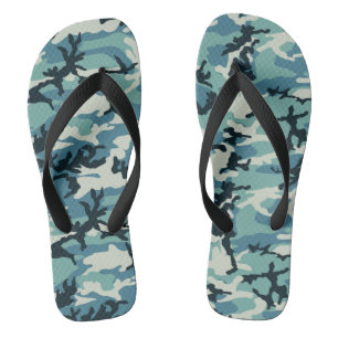 Tongs Motif Camo d'hiver
