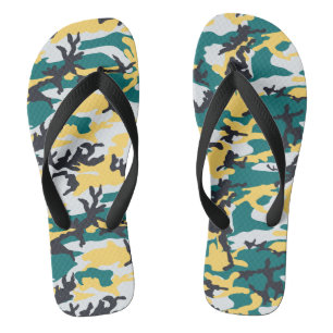 Tongs Motif camouflage bord de lac