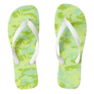 Tongs Motif camouflage de printemps