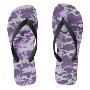 Tongs Motif camouflage PurpleBerry