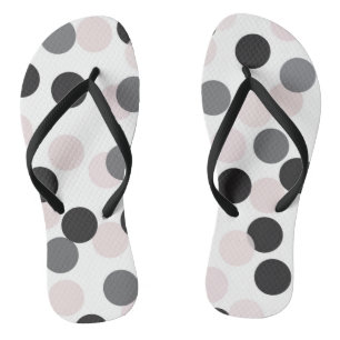 Tongs Motif Confetti Bokeh Blush & Black Large