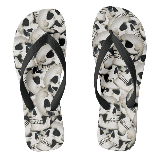 Tongs Motif crâne (Semelle)