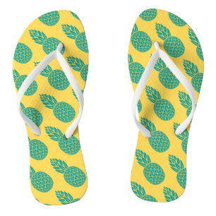 Tongs Motif d'ananas