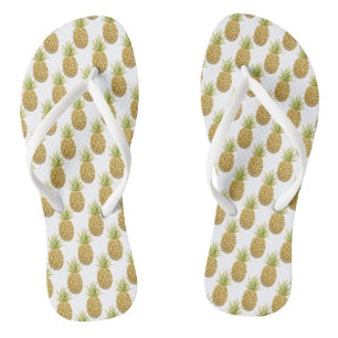 Tongs Motif d'ananas tropical mignon