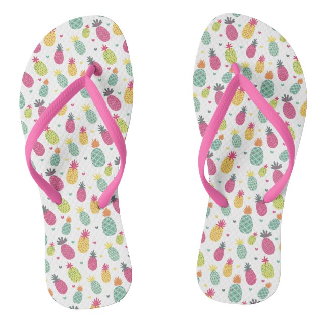 Tongs Motif de ananas (Semelle)