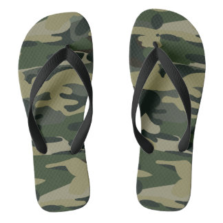 Tongs Motif de camouflage de forêt tactique militaire