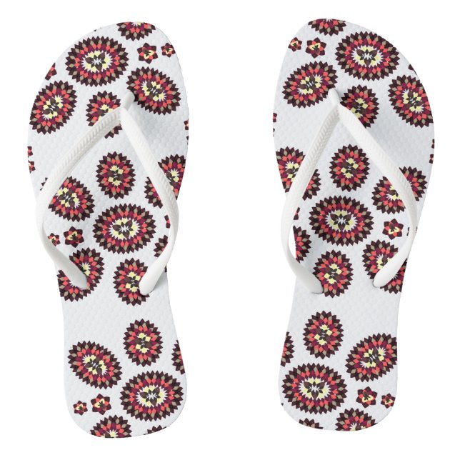 Tongs Motif de fleurs Mandala (Semelle)