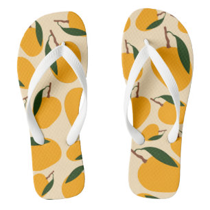 Tongs Motif de fruits d'été Mango