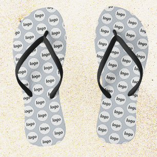 Tongs Motif de logo simple pour la promotion des entrepr