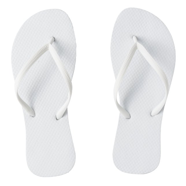 Tongs Motif de nom Rose Poussiéreux Blanc (Semelle)