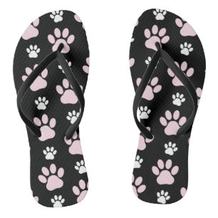 Tongs Motif De Pailles, Pailles Roses, Pailles De Chien,