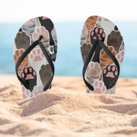 Motif de plusieurs pattes de chat