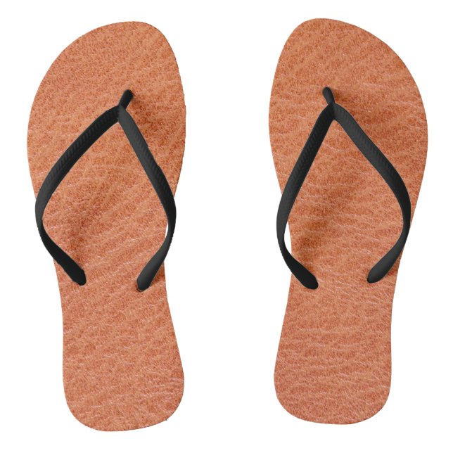Tongs motif de texture de cuir (Semelle)