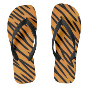 Tongs Motif de Tiger Stripe