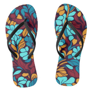 Tongs Motif de tissu