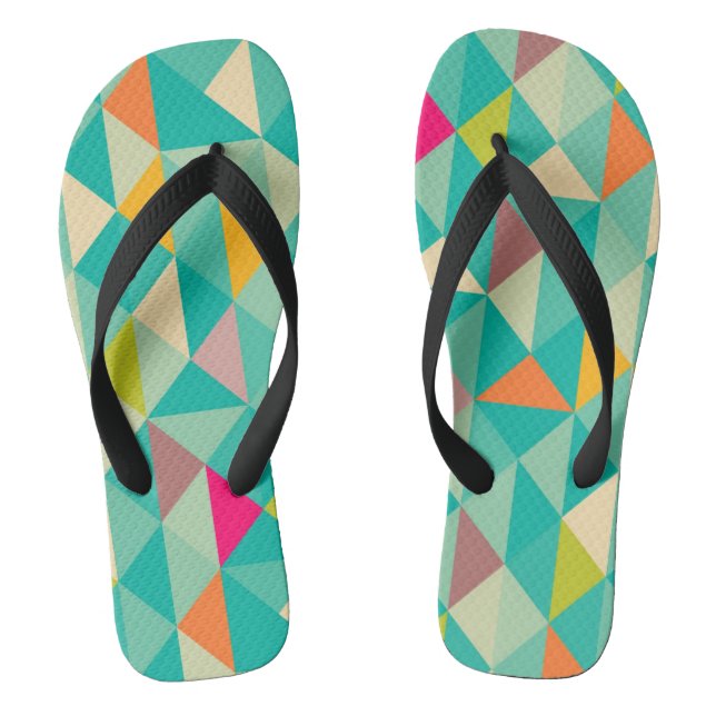 Tongs Motif de triangles (Semelle)