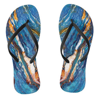 Tongs Motif en pierre naturelle