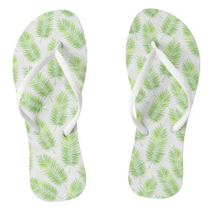 Tongs Motif feuille Palm