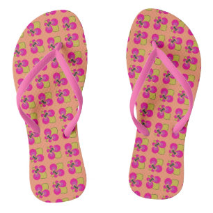 Tongs Motif fleur de lis noué
