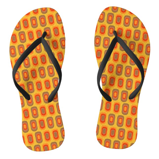Tongs Motif Inspiré Rétro (Semelle)