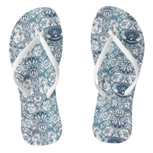 Tongs Motif marin vintage