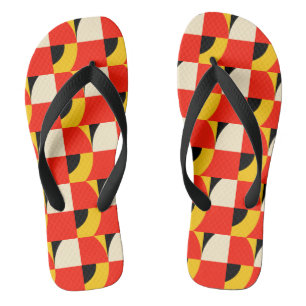 Tongs Motif MODERNE DU MILIEU DU SIÈCLE