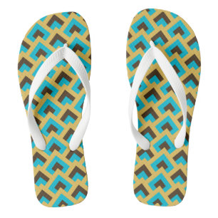 Tongs Motif MODERNE DU MILIEU DU SIÈCLE