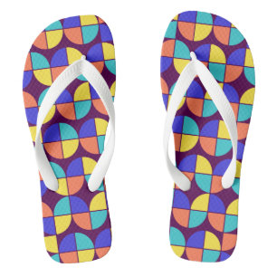 Tongs Motif MODERNE DU MILIEU DU SIÈCLE