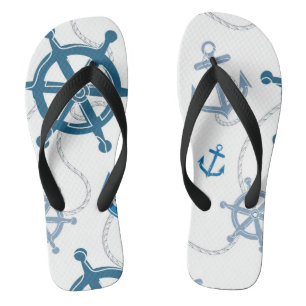 Tongs Motif nautique
