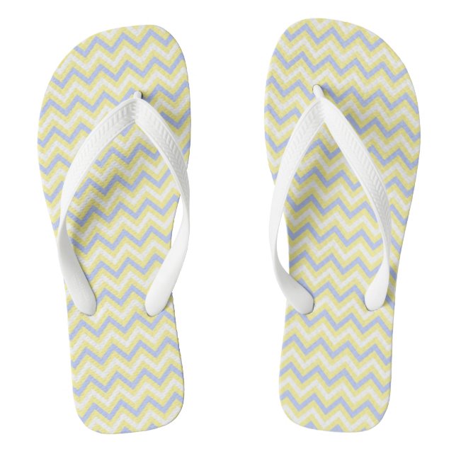 Tongs Motif Pastel Chevron (Semelle)