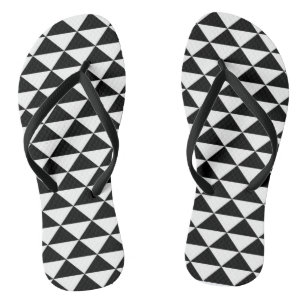 Tongs Motif tribal hawaïen de triangle de tatouage