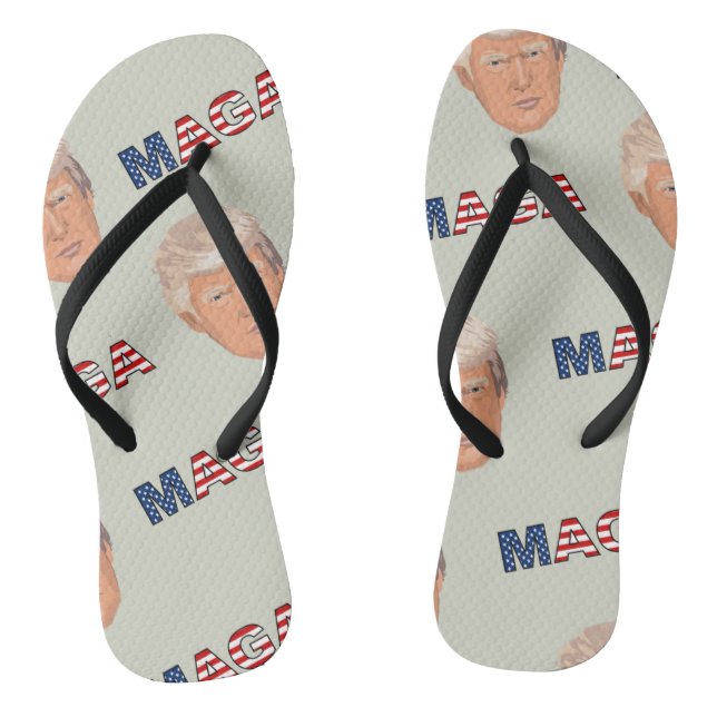 Tongs Motif Trump MAGA (Semelle)