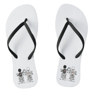 Tongs Moto moto Mariage Flip Flops Plage Chaussures