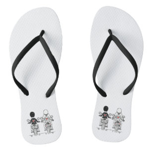 Tongs Moto moto Mariage Flip Flops Plage Chaussures