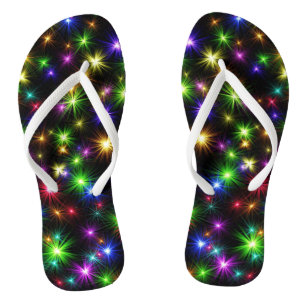 Tongs Multicolor Christmas Star Rays-57191