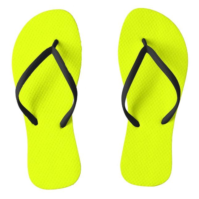 Tongs Neon Chartreuse Custom Classic (Semelle)
