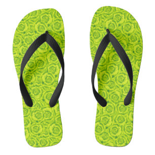 Tongs néon vert