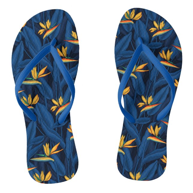 Tongs Night bird of Paradise garden 2 (Semelle)