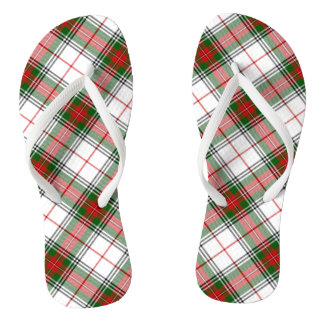 Tongs Noël Plaid ~ Personnalisé