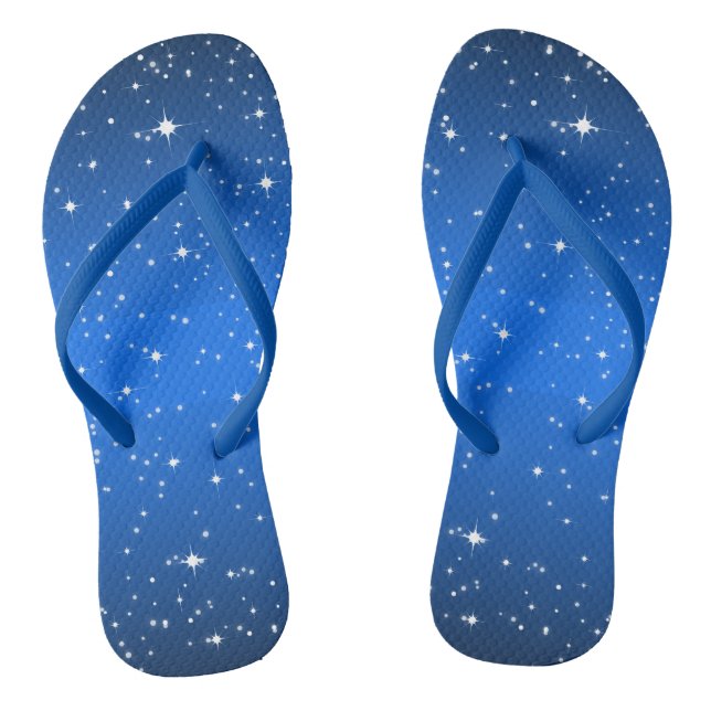 Tongs Nuit bleue étoilée (Semelle)