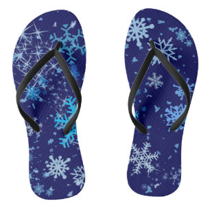 Tongs Nuit de Noël neige
