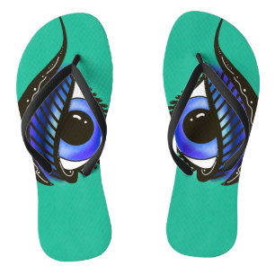 Tongs Oeil De La Medusa Paillettes Sangles