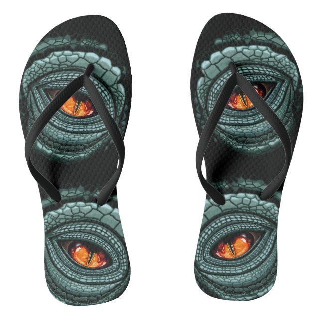 Tongs Œil de prédateur reptile primal (Semelle)