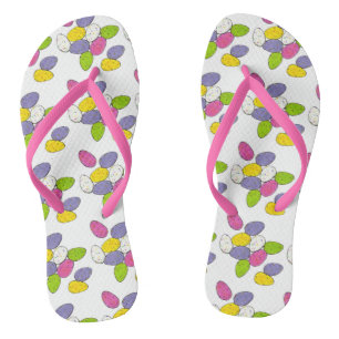 Tongs OEufs de bonbons maltés mouchetés Poulets de Pâque